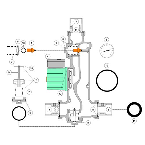 Ersatzteilset Umlaufventileinsatz für Laddomat 21 Cover