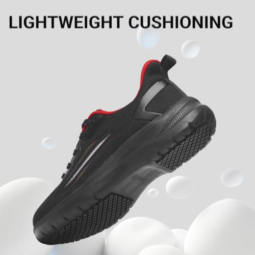 Image of Treesky Non Slip Work Shoes for Women, Restaurant & Kitchen Sneakers | Slip resistant soles, lightweight cushioning, breathable knit, removable insole, for nursing, food service & long shifts