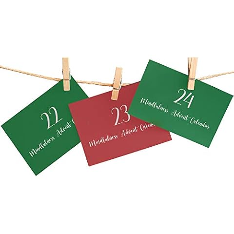 Mindfulness Advent Calendar - 24 Mindfulness tasks to help you enjoy and appreciate Christmas even more!… Cover