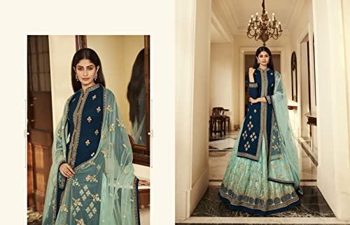 Image of Delisa New Indian /Pakistani Eid Special Party /Ethnic wear Georgette Straight Ghagra Style Salwar Kameez Suit for Womens-2085