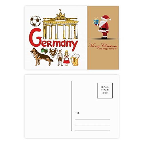 Cartes postales du Père Noël Germary à glisser dans vos cadeaux