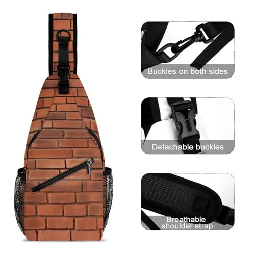 Morrales Deportivos Red Brick Wall Textura 38x20cm miniatura 3