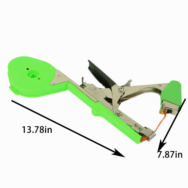 Plant Tying Machine,Tapener Tool,with 10 Rolls Tape Spare Blades and
