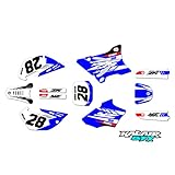Kalair GFX Graphics Kit for Yamaha YZ 85 (2002-2014) Factory Series Blue 09 Mil - Dirt bike Custom Racing Graphics Decals Stickers Kit, no-plastics