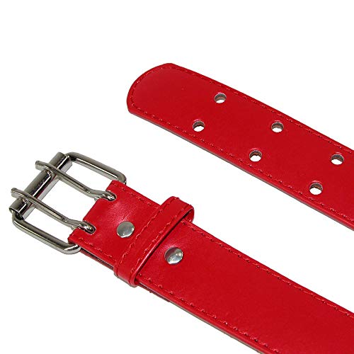 CTM Kid's Leather Two Hole Jean Belt (Pack of 2 Colors)3