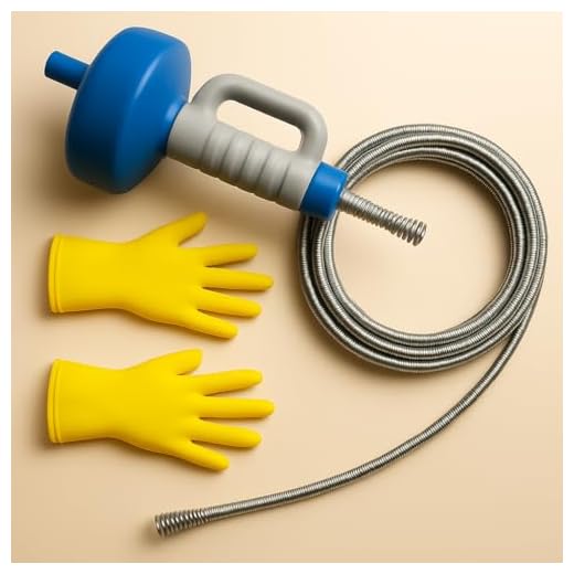 50 FT Drain Snake Clog Remover Tool