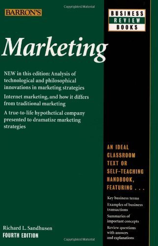 Marketing (Barron's Business Review Sereies) by Sandhusen, Richard L. (June 1, 2008) Paperback