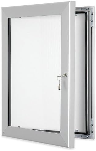 A0 (15xA4) External Lockable Pinnable Notice Board with Waterproof Seal for Outdoor or Indoor Use