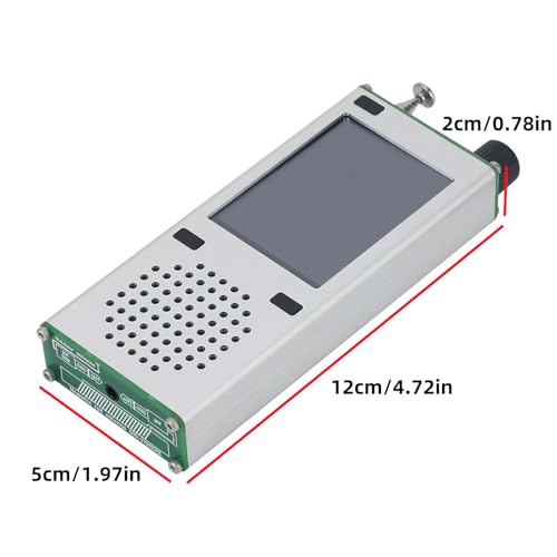 Radio portátil Bluetooth con pantalla táctil 2.4 pulg miniatura 5