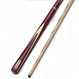 Fisecnoo Stilvolles 57-Zoll-Billard-Queue, 19 Unzen Gegliedertes Snooker-Queue Mit Verlängerungszubehör, Snooker-Queues, 3/4-Erwachsene, Kommerzieller Heimerwachsener Für Queues (Color : C)