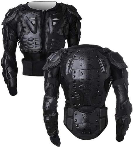 Chaqueta de Armadura de Motocicleta Chaqueta de Motociclista con Armadura de Cuerpo Completo para Hombres o Mujeres Chaleco de protección Chaquetas Protectoras de Motocross,B,3XL