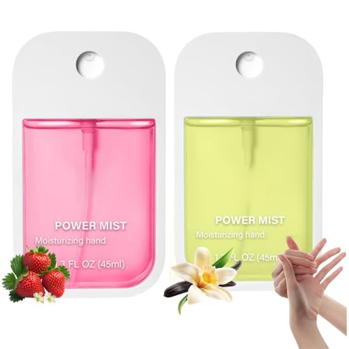 2PCS Mist Hydrating Hand Sanitize/r Spray for Adults Hand Sani/tiser spray Ha/nd S/anitiser Mini spra/y han/d saniti/ser Travel H/and Saniti/ser Spra/y Small Han/d Sa/nitiser(Strawberries and vanilla)