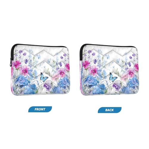 Funda para portátil Rustic Wildflowers 13-14 pulgadas impermeable miniatura 2