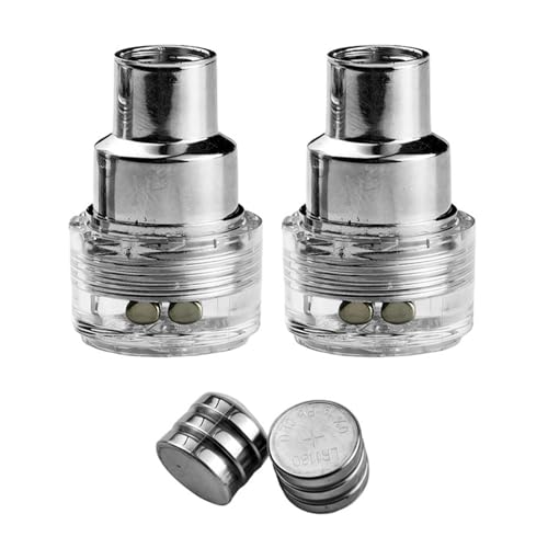 HENYGEN Capuchon de valve de pneu à LED universel avec lumière pour moto, scooter, conduite de nuit, lumières de roue pour moto