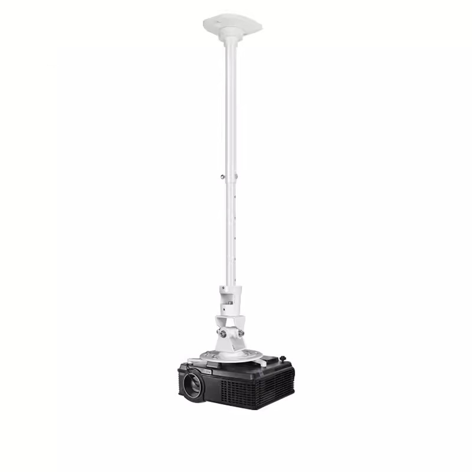 YNBSHGAA Projector Stand Projector Bracket Universal Rotating Ceiling Projector Hanger Office Aluminum Alloy Adjustable Household Ceiling Projector Projector Bracket Mount,White-B