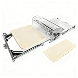 Beachtiful Commercial Electric Dough Sheeter Machine, Laminator, Adjustable Thickness, Foldable Stainless Steel Pastry Roller Spreader, for Bakery Home Croissant Pizza