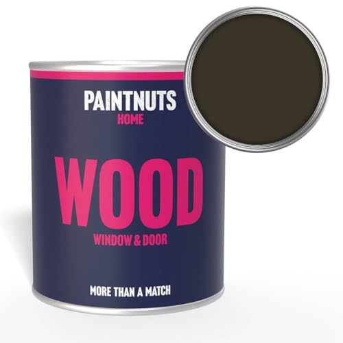 Paintnuts Wood Window & Door Paint - RAL-6022 - OLIVE DRAB Satin 250ml Tin