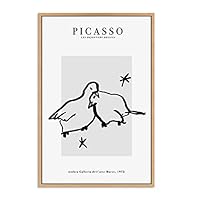SIGNWIN Framed Canvas Wall Art Famous Paintings by Pablo Picasso Canvas Prints Home Artwork Decoration for Living Room,Bedroom - 16x24 inches