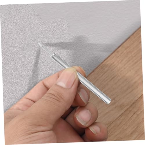 200 piezas Clavos de Zócalo sin Costuras de Doble Cabeza, Tornillos Metálicos Invisibles para Colgar en Pared, Herramienta de Ajuste de Remaches de Doble Punta para Decoración del Hogar Compatible con Superficies miniatura 5