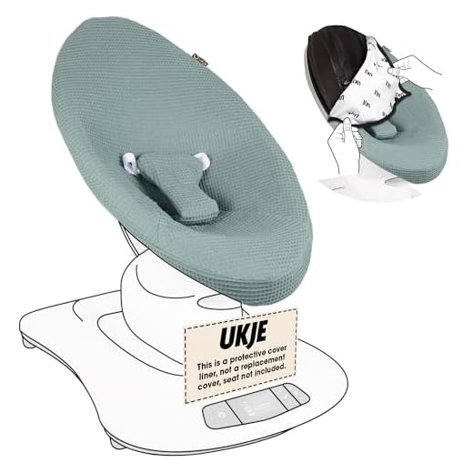 Cubierta protectora UKJE para hamaca para bebé compatible con el modelo antiguo anterior a 2022 MamaRoo 4 - Cubierta para mecedora para bebé - Cubierta para hamaca para infantes - Jade