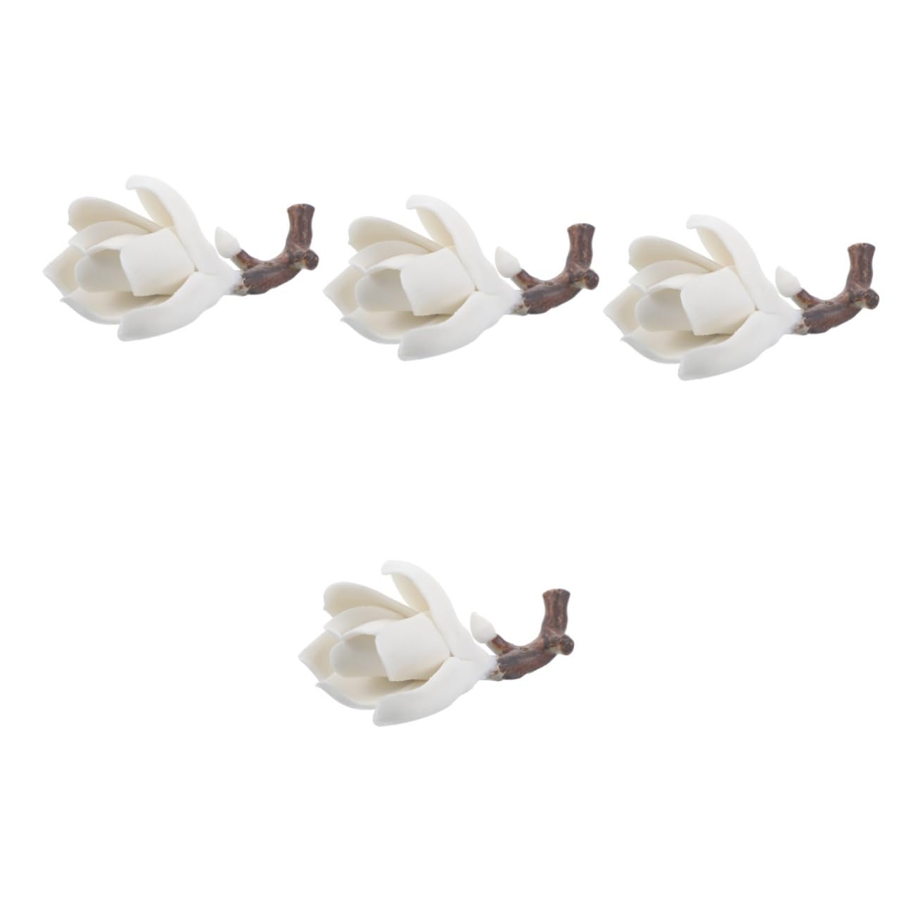 Porte-pinceaux Magnolia HOMSFOU en résine pour bureau et calligraphie - 4 pièces