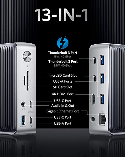 Anker Docking Station, PowerExpand Elite 13-in-1 Thunderbolt 3