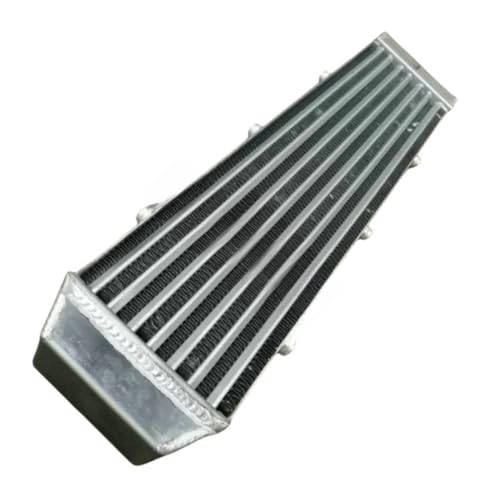 Intercooler de aluminio 660 mm con entradas de 50mm para maximizar el flujo turbo