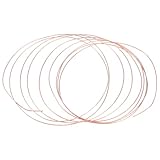 FRCOLOR 5m 1.5mm Diameter Exposed Conductive Copper Wire Roll for Electric Cable Making, DIY Sculpture, and Wire Crafting in Industrial Applications