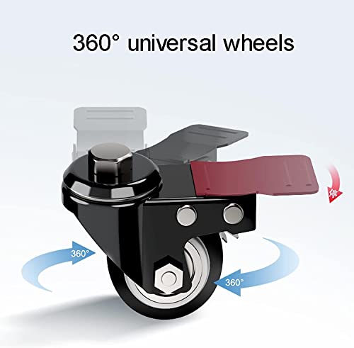 Soporte móvil de piso para TV 32-75 pulgadas ajustable miniatura 3