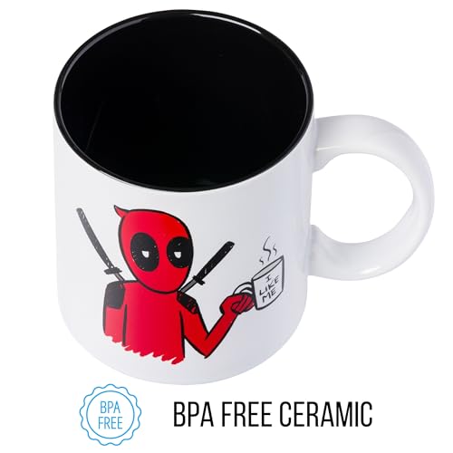 Taza de cerámica Marvel Deadpool 20 onzas miniatura 6