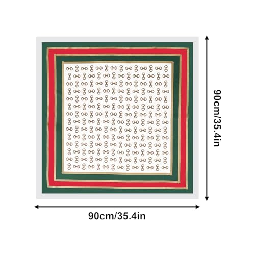 Square Scarf for Women Fashion Neck Accessory Lightweight Hair Wrap for Office Travel Business Evening Daily Wear3