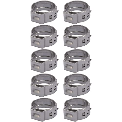 Image of SharkBite 3 /8 Inch Clamp Ring, Stainless Steel Plumbing Fitting, PEX Pipe, PE-RT, UC952A