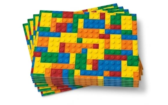 PaperAura Colorful Building Block Bricks Printed Gift Wrapping Paper Sheets Set of 6 (70 x 50 cm) | Premium Gift Wrap for Kids | Colorful Wrapping Paper for Boys & Girls | Birthday, Baby Shower, Return Gifts, Party Favors & Celebration Gifts-image-2