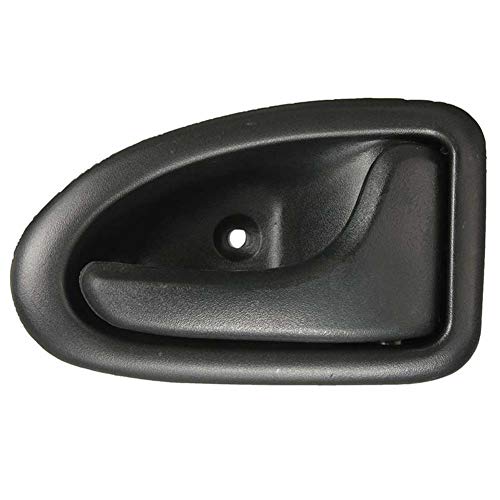 Poignée De Porte De Voiture, Boutons De Poignées De Placage De Porte Intérieure De Voiture en Plastique Gauche/Droite Compatible avec Renault Clio Noir...