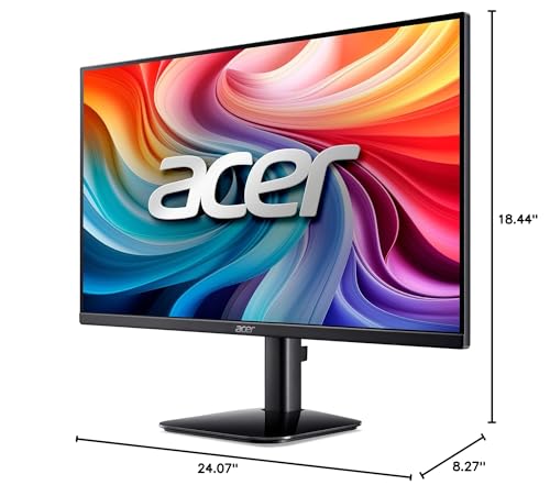 Acer UM.HK2AA.004 Kb272 E0Bi 27 Inch Ips Full Hd (1920 X 1080) Zero-Frame Gaming Office Monitor Amd Freesync Technology Up To 100Hz Refresh 1Ms (Vrb) Low Blue Light Tilt Hdmi & Vga Ports thumb #13