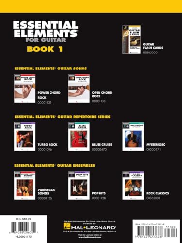 Hal Leonard 1173 Essential Elements For Guitar - Book 1: Comprehensive Guitar Method thumb #1
