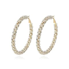 A1:gold hoop earrings(1.57inch)