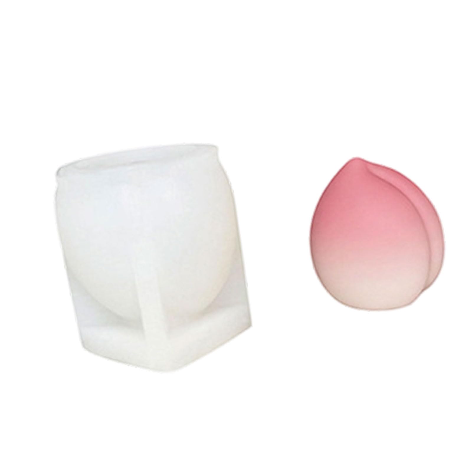 Tsophreniq Multicolor Silicone Peach For Baking Mousse Cake Soap Making Craft Supplies Peach Silicone