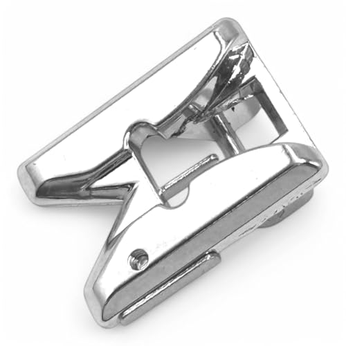 Image of ZENITH Fringe Pressure Foot Snap on Type for Automatic Electric Low Shank Sewing Machines Suitable for Usha Janome Brother Singer etc Steel Finish (Fringe)