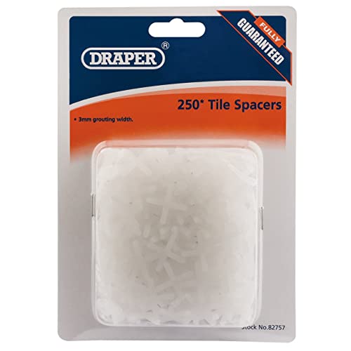 Draper Tools TS2/un espaciadores para azulejos, azul, 3 mm