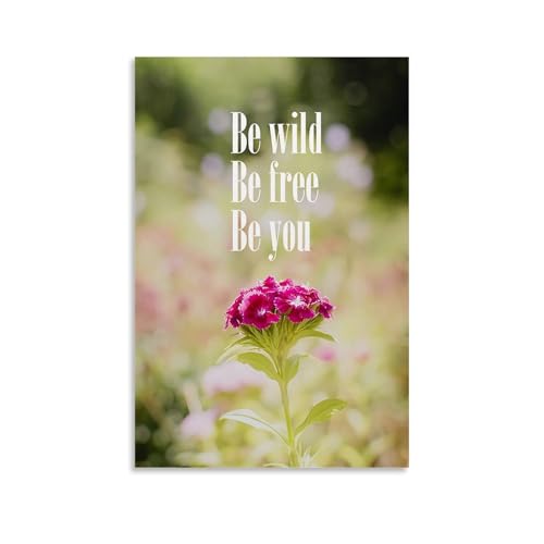 RYTRHNCV Free Spirit - Lienzo estético para pared, decoración del hogar, dormitorio, sala de estar, 50 x 75 cm, estilo sin marco