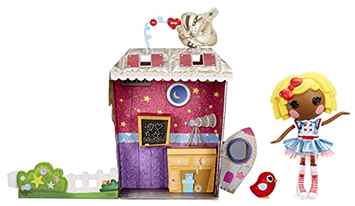 Lalaloopsy Puppe Dot Starlight mit Haustier "Bird" - 33 cm Astronautenpuppe mit glänzendem blauem Outfit & Schuhen, in wiederverwendbarem Haus-Spielset für Kinder ab 3 Jahren - Exklusiv bei Amazon – Bild 3