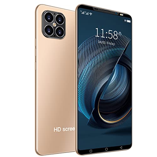 6.26in Smartphone Robuste à écran d'eau, Smartphone Entièrement Déverrouillé, Téléphones Intelligents 60 HD De La Caméra AI Cover