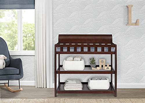 Delta Children Bentley Changing Table with Changing Pad, Chocolate - Image 3