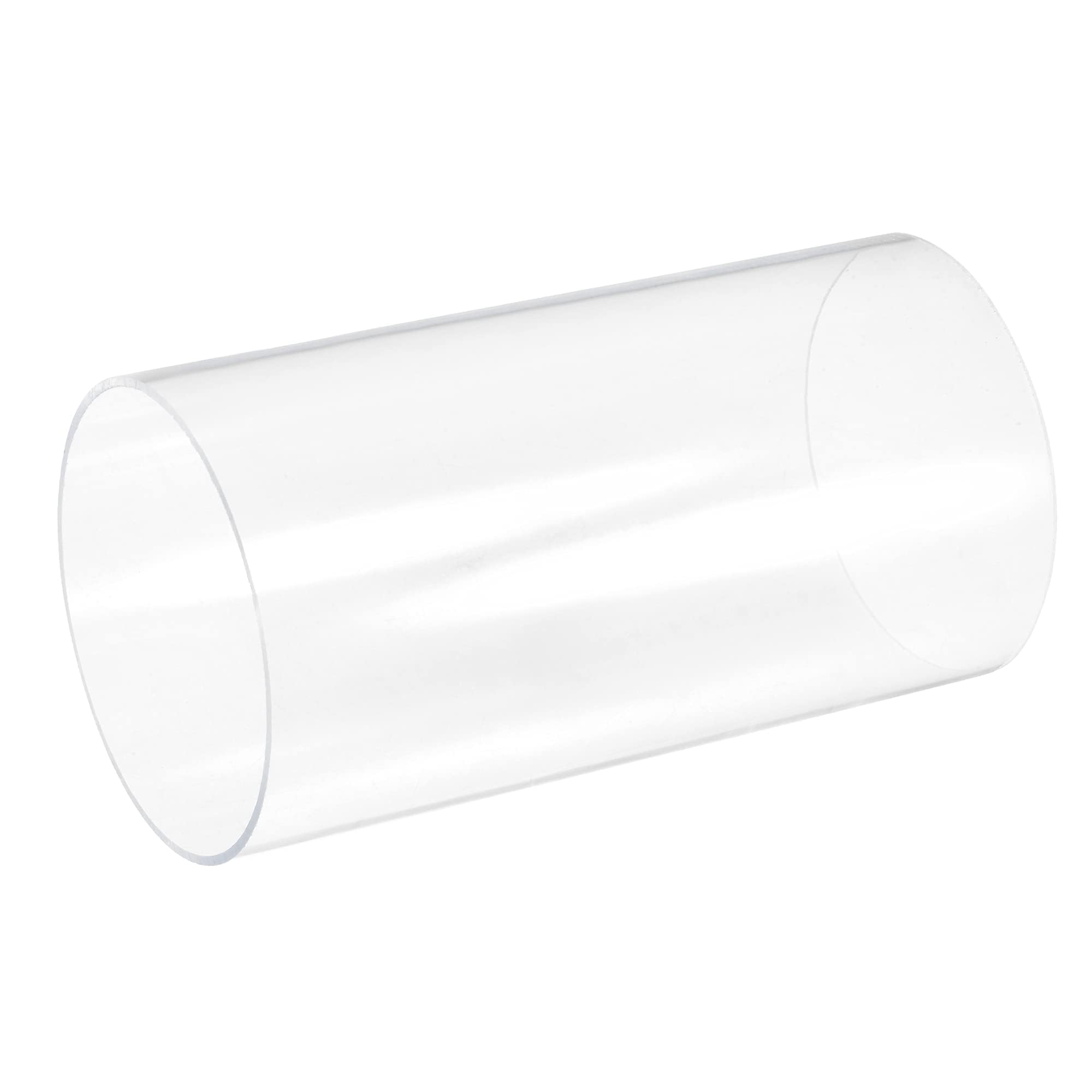 Tube rond rigide en acrylique transparent 105 mm DI 110 mm DE 200 mm pour lampes et lanternes, système de refroidissement par eau