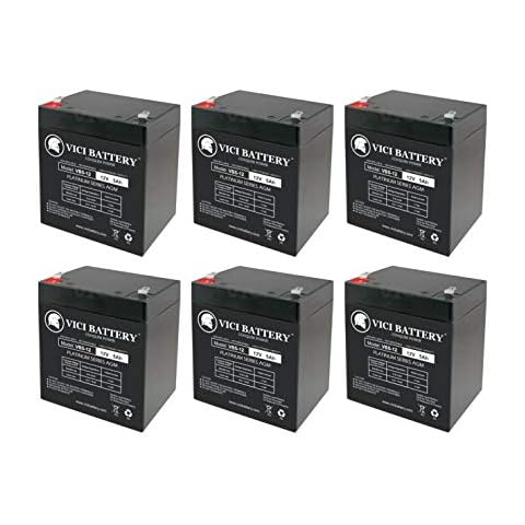 VICI Battery VB5-12 - 12V 5AH Electric Trailer Brakes Breakaway Kit Rechargeable Battery - 6 Pack Brand Product Cover