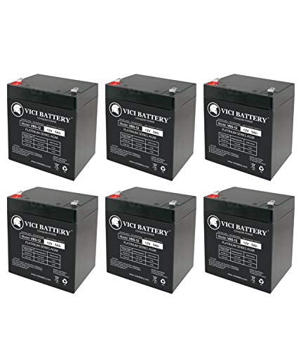 VICI VB5-12 12V 5AH Battery Breakaway Kit (6 Pack)