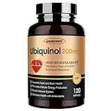 ZEBORA Ubiquinol CoQ10 200mg Softgels, 4-in-1 Powerful Antioxidant for Heart and Vascular Health, Essential for Energy Production, Max Absorption Active Form of CoQ10, 120 Softgels