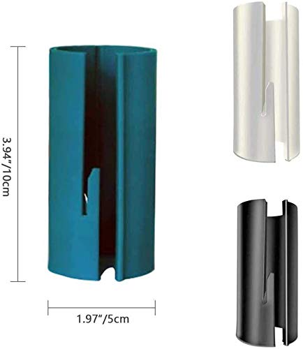 Christmas Wrapping Paper Cutter Tool Tube, Kraft Craft Paper Roll Sliding Line Cut Trimmer for Xmas Gift,Storage Holder & Dispenser W/Embedded Blade,Round Lip to Safer & Easier Cut(3Pack)