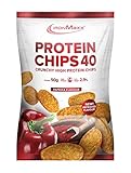 Der ideale Fitness Snack für zwischendurch mit leckerem Paprikageschmack und mit 20g Protein, 181 Kalorien und nur 5g Fett pro Tüte, ideal zum Abnehmen in der Diät